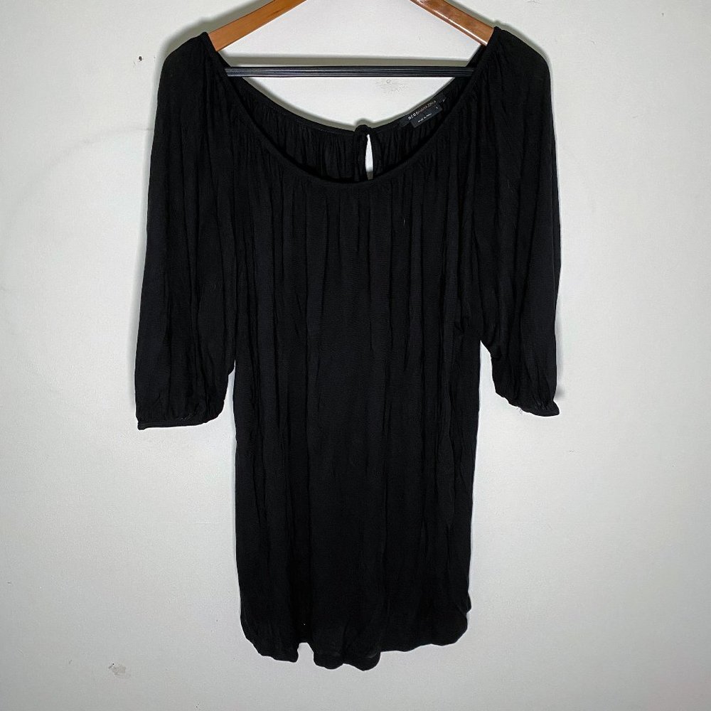 BCBGMaxAzria Black Boho Tunic